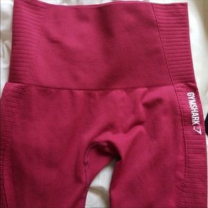 Gymshark seamless leggings in Beet